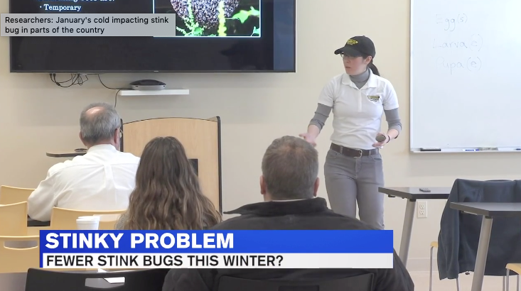 Natasha teaching about bugs